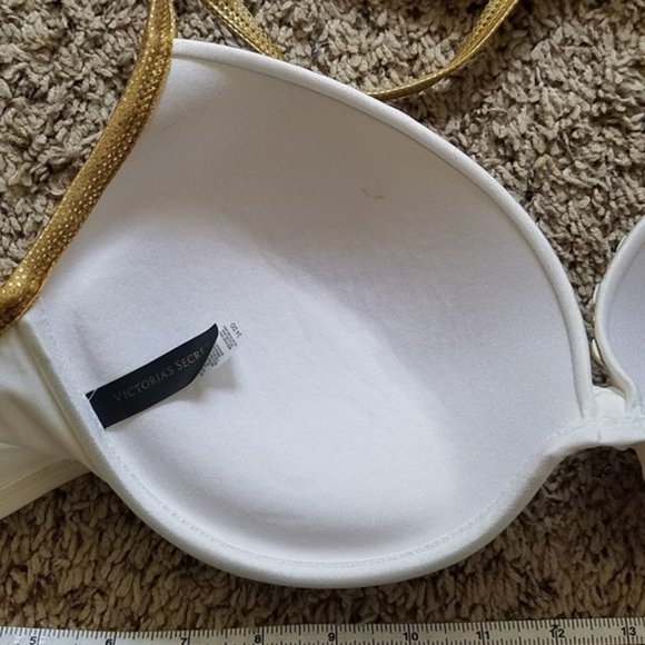 VS Jeweled Bikini Top 34 DD - GORGEOUS - Picture 6 of 8